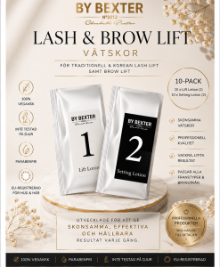 Lash och Brow Lift-vätskor – skonsam professionell formula för Traditionell Lash Lift, Korean Lash Lift och Brow Lift