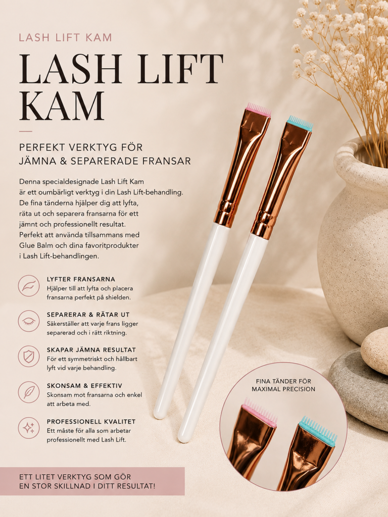 Lash Lift Precision Comb för Korean och traditionell Lash Lift