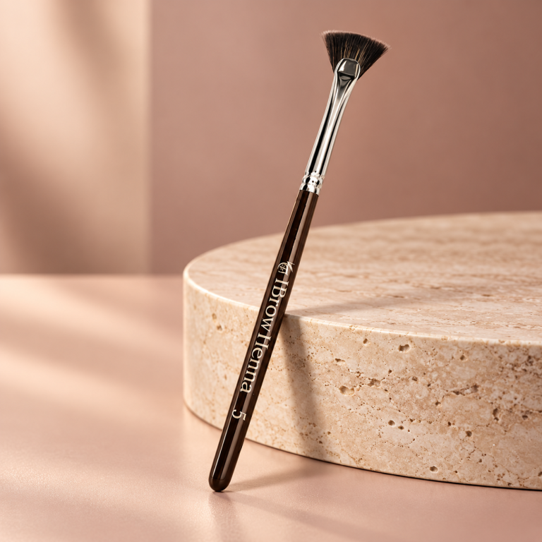 BH Brow Henna No 5 – Solfjäderpensel för Brow Henna