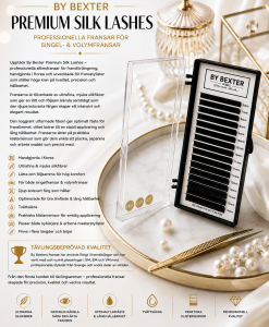 By Bexter Premium Silk Lashes – professionella silkesfransar för singel- & volym                        Volymfransar 0,06 C