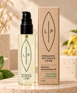 LIP Intimate Care Shaving Oil – Green Mint & Ylang Ylang 75 ml
