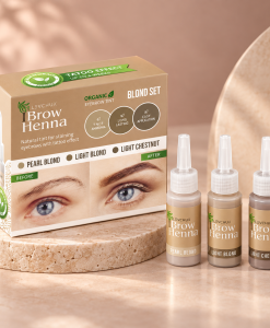 BH Brow Henna Blonde Set med tre färger – premium produktbild