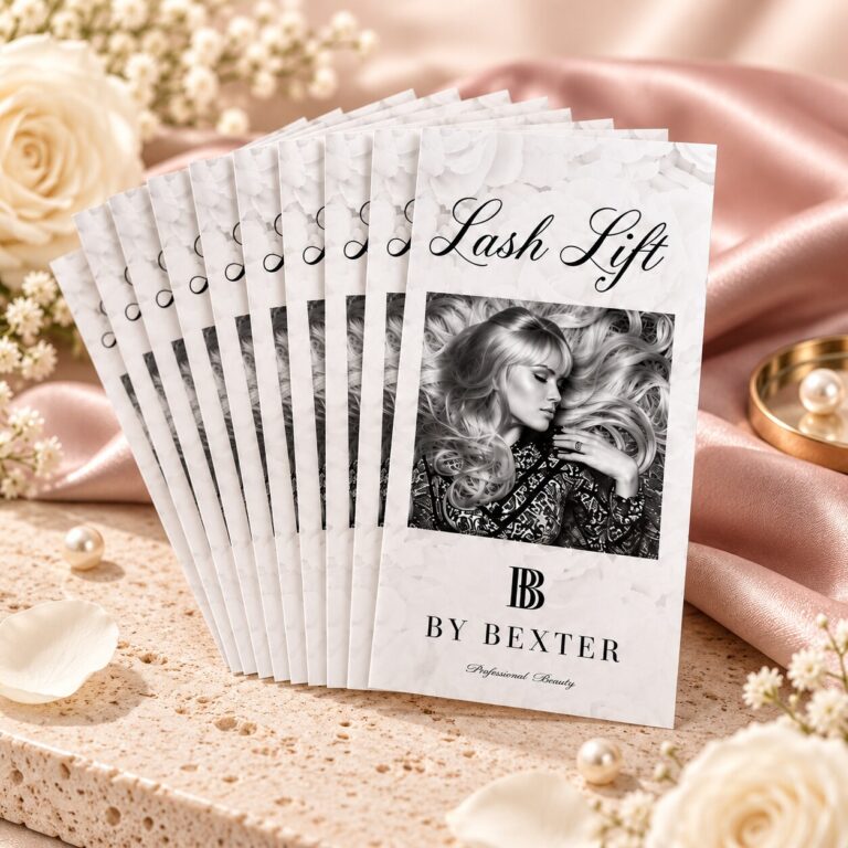 By Bexter Lash Lift skötselråd och kundkort för eftervård 10-pack
