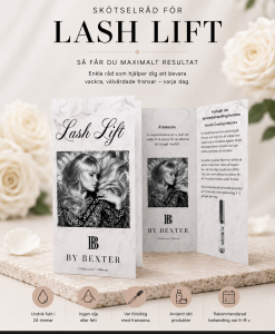 By Bexter Lash Lift Skötselråd – Kundkort för Eftervård 10-pack