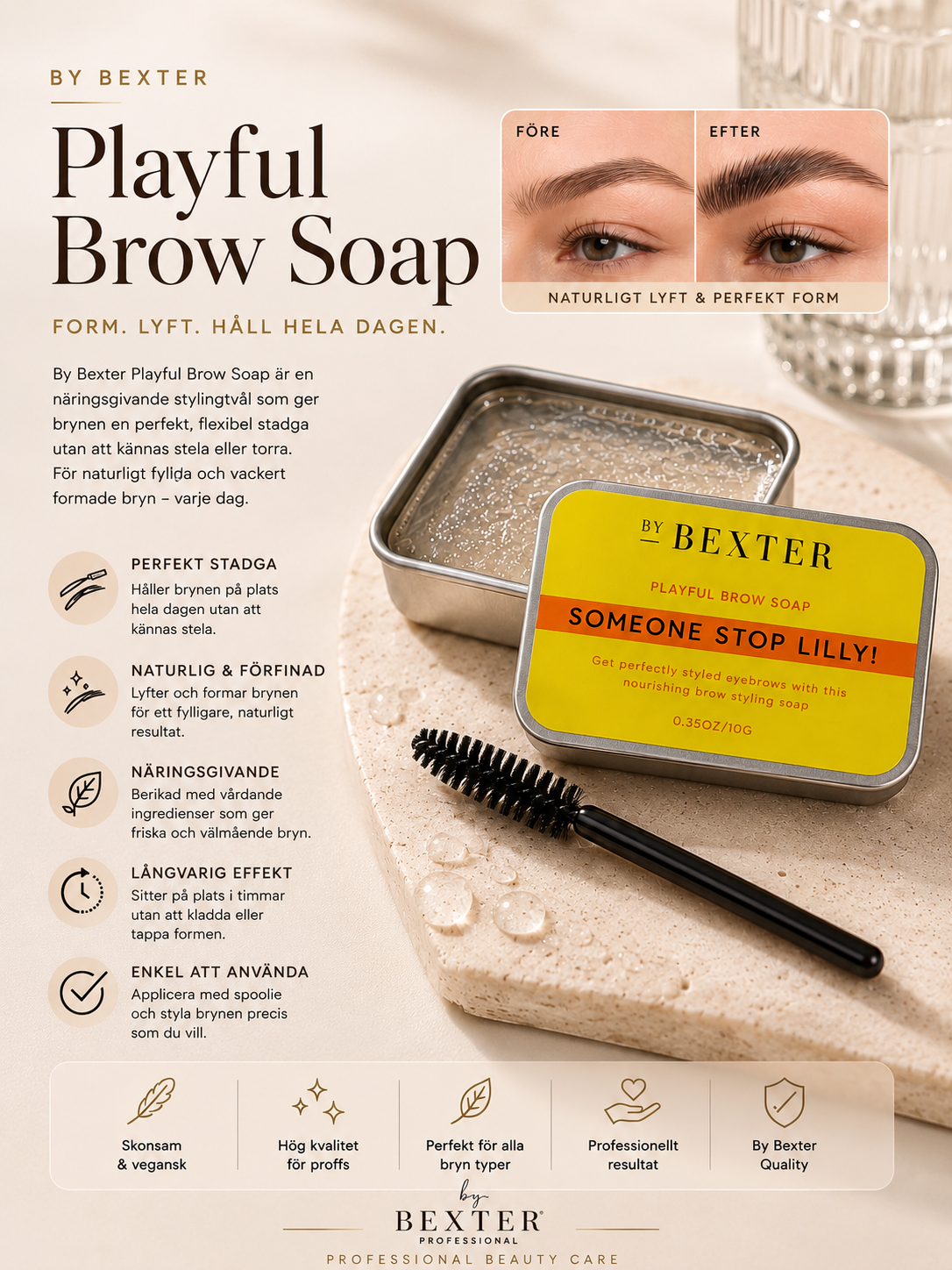 By Bexter Playful Brow Soap – brynvax 30 g