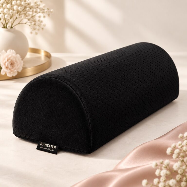 By Bexter Half Moon Pillow i memory foam för skönhetsbehandlingar