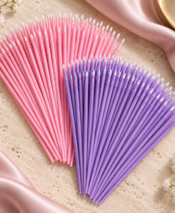 Microtops mikroapplikatorer i rosa och lila, 100-pack