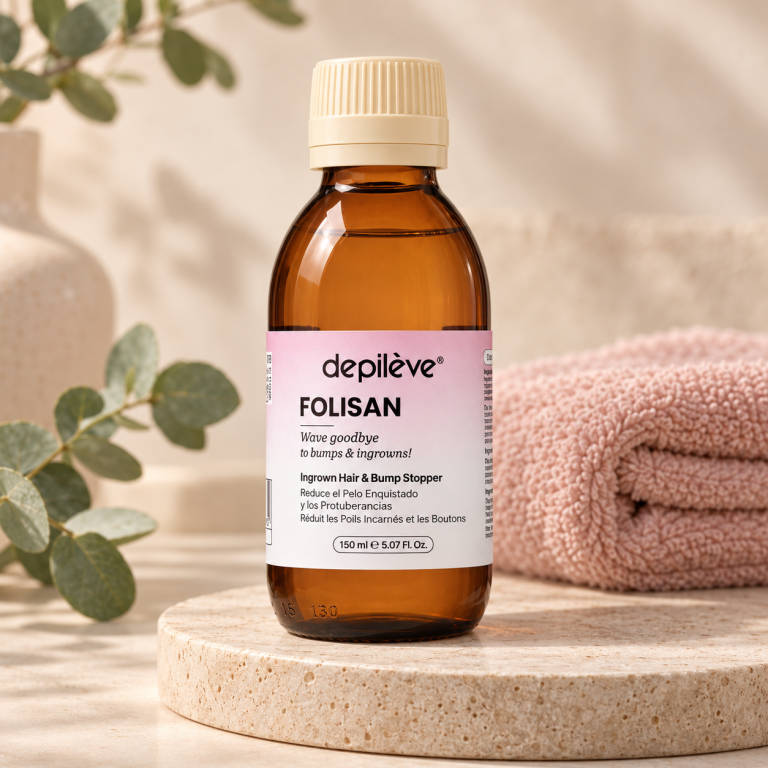 Depilève Folisan 150 ml – Eftervård vid Inåtväxande Hår