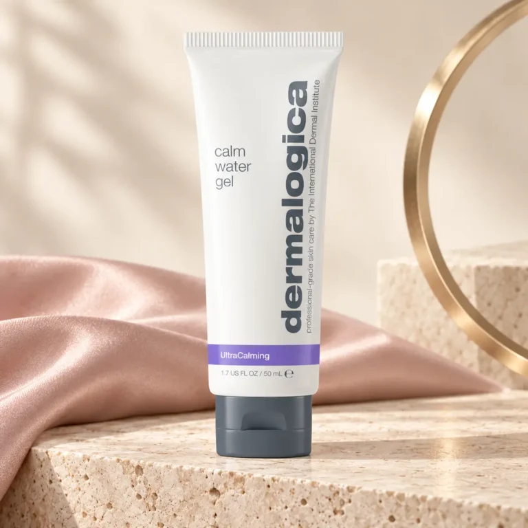 Dermalogica Calm Water Gel 50 ml i exklusiv beige och puderrosa miljö