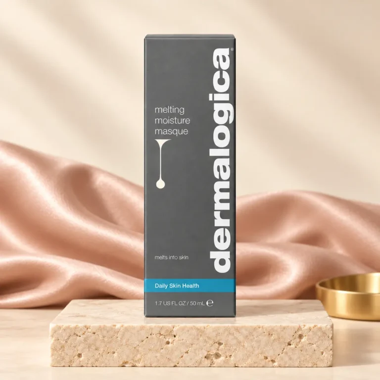 Dermalogica Melting Moisture Masque 50 ml i exklusiv beige och puderrosa miljö