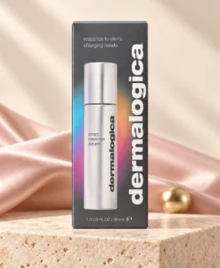 Dermalogica Smart Response Serum 30 ml i exklusiv beige och puderrosa miljö
