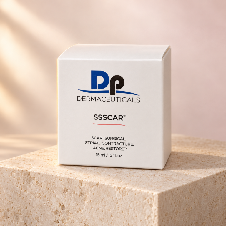 Dp Dermaceuticals SSSCAR 15 ml på kalkstenssockel
