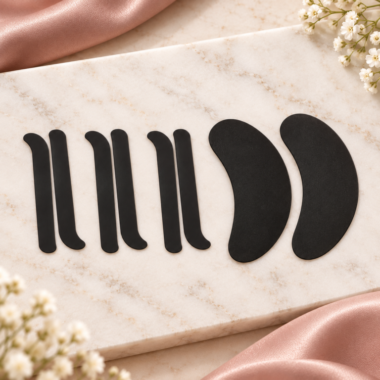 Återanvändbara Silicone Eye Pads med ribbons för Lash Lift